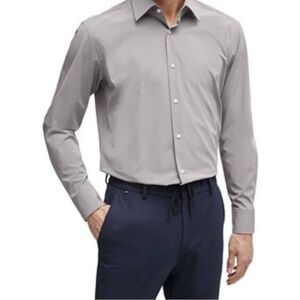 HUGO BOSS Men's Long Sleeve Button Down Shirt Size 16 34/35